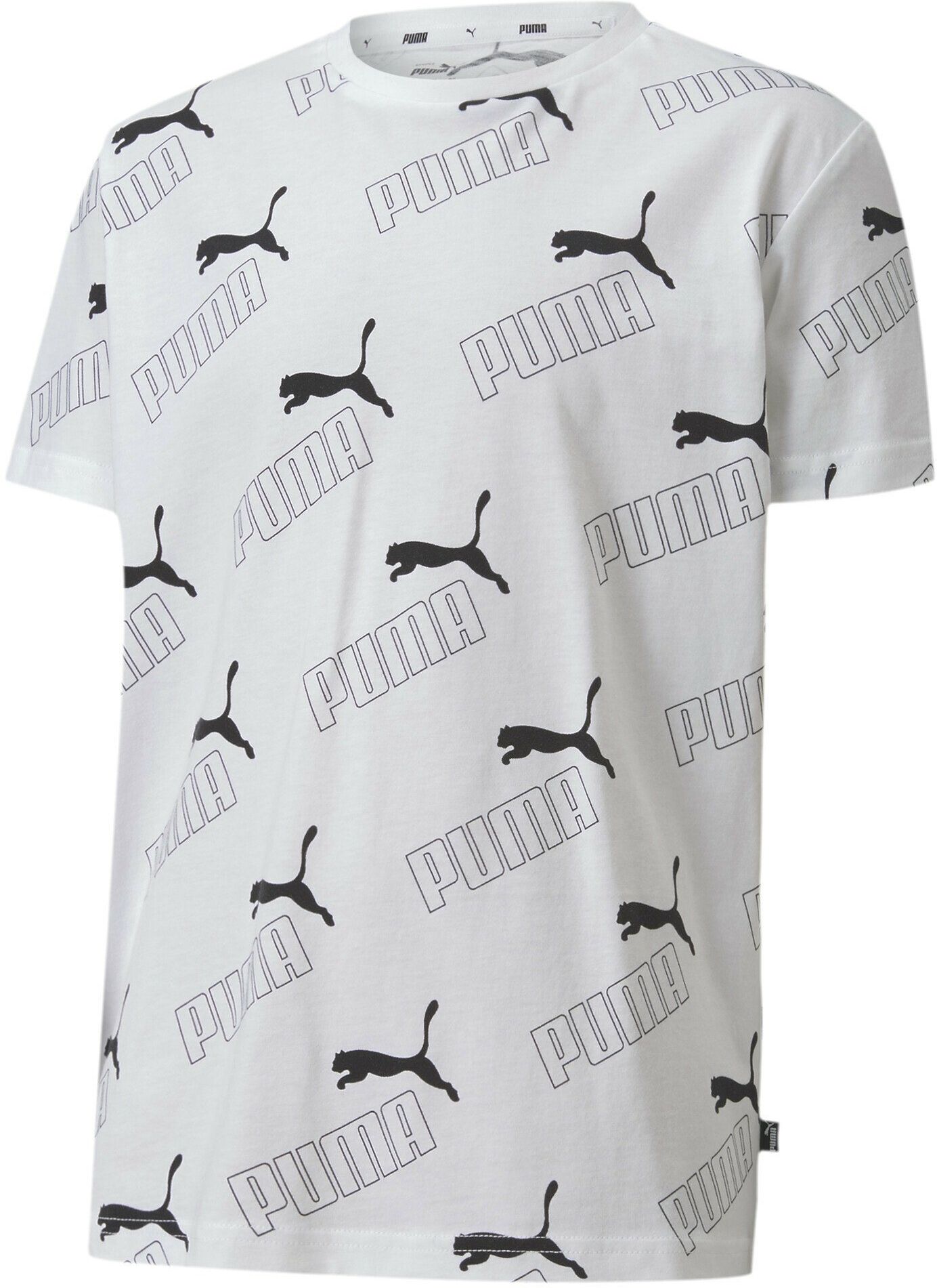 Puma T-Shirt »Amplified Jugend Kurzarm-Shirt«, weiß