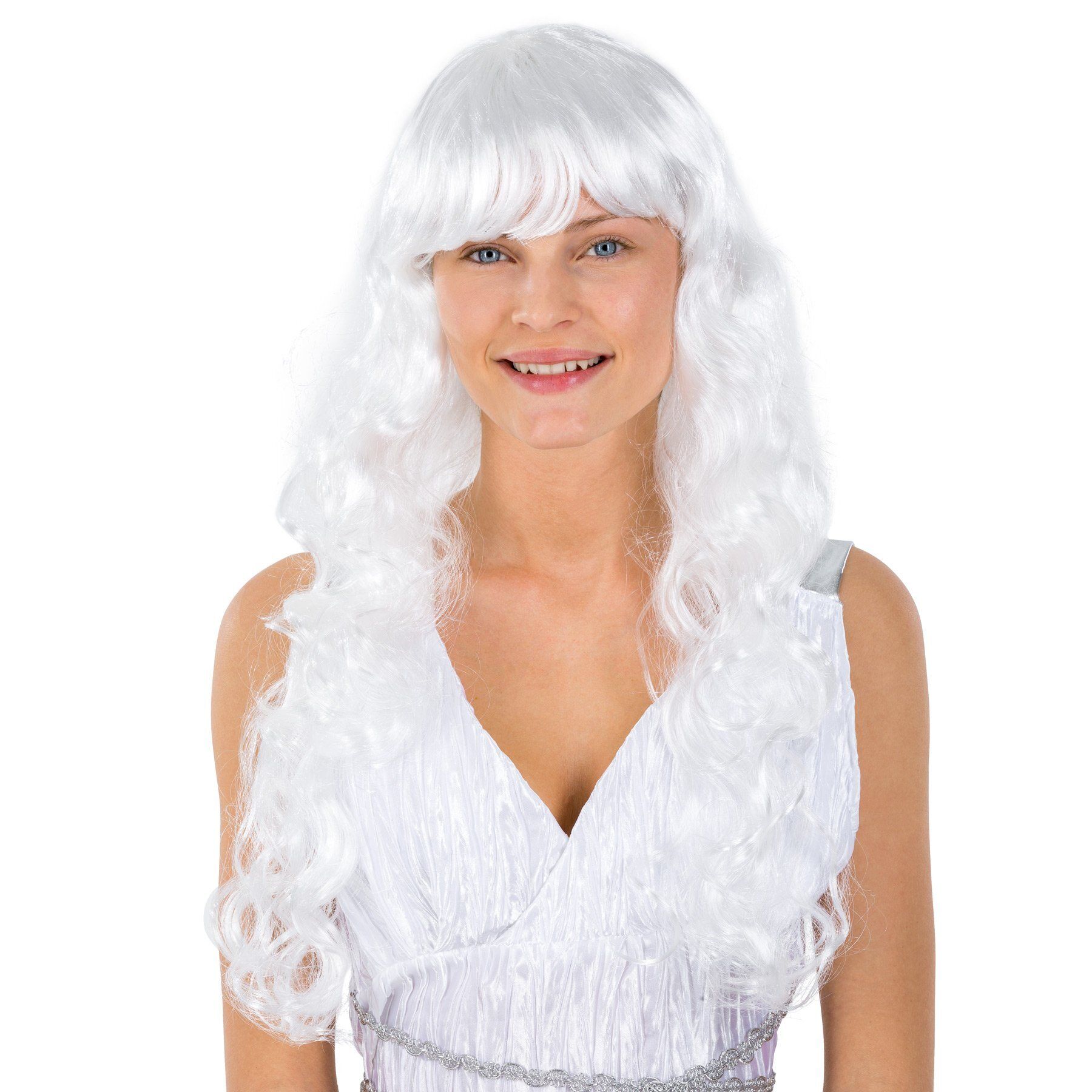 tectake Kostüm »Perücke Engel Weiß«
