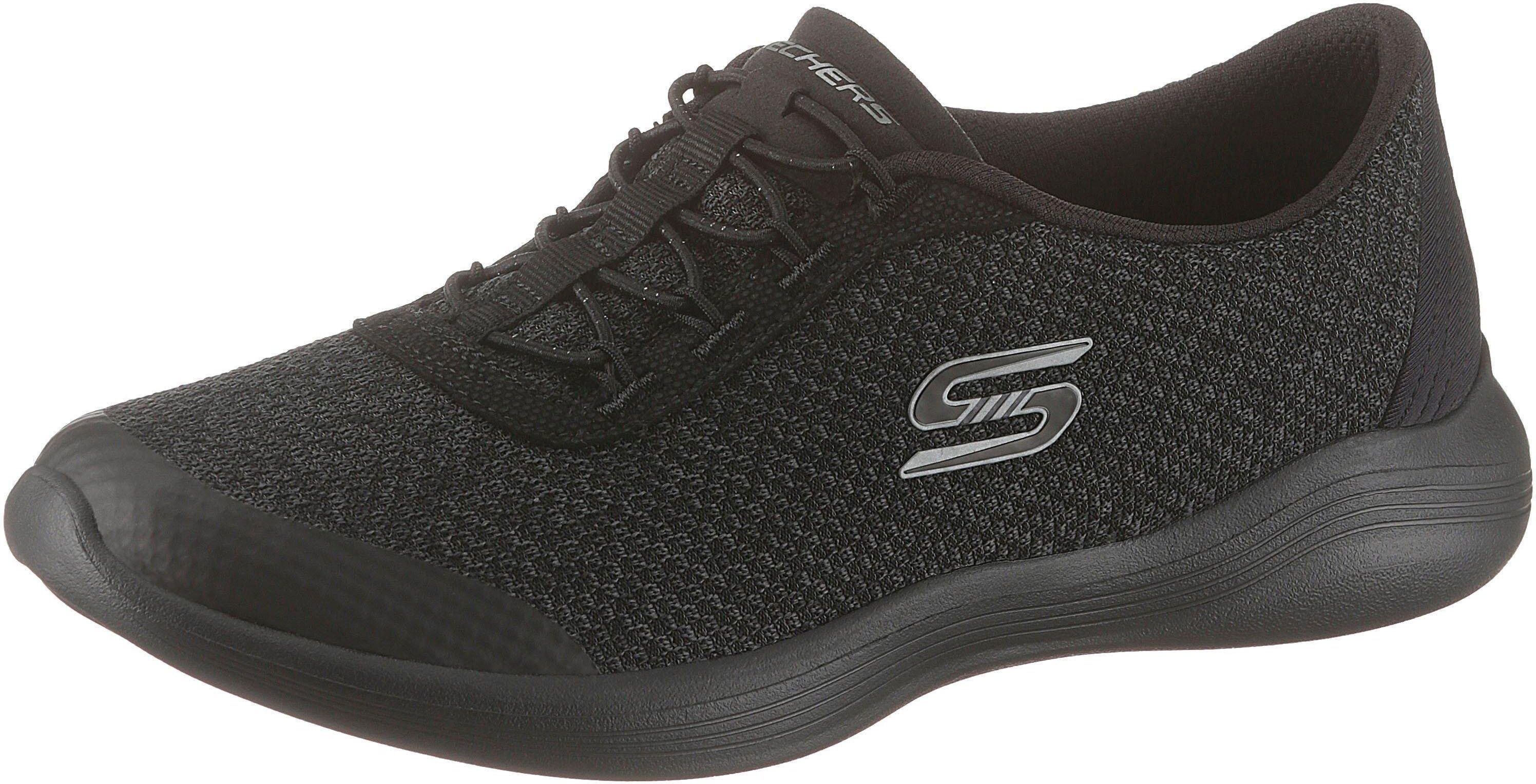 Skechers »Envy - Good Thinking« Slip-On Sneaker mit Gummiband, schwarz