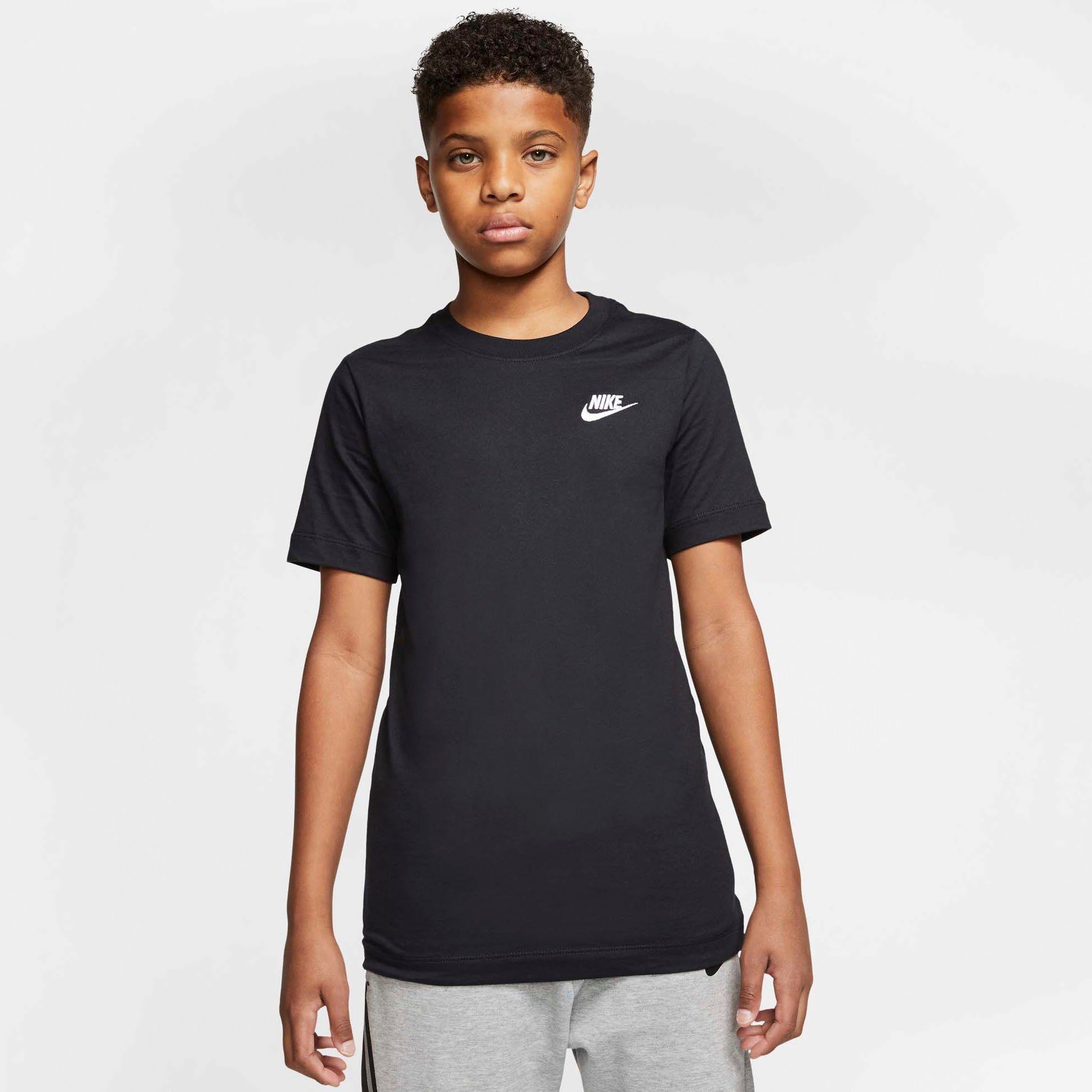 Nike Sportswear T-Shirt »BOYS TEE FUTURA«, schwarz
