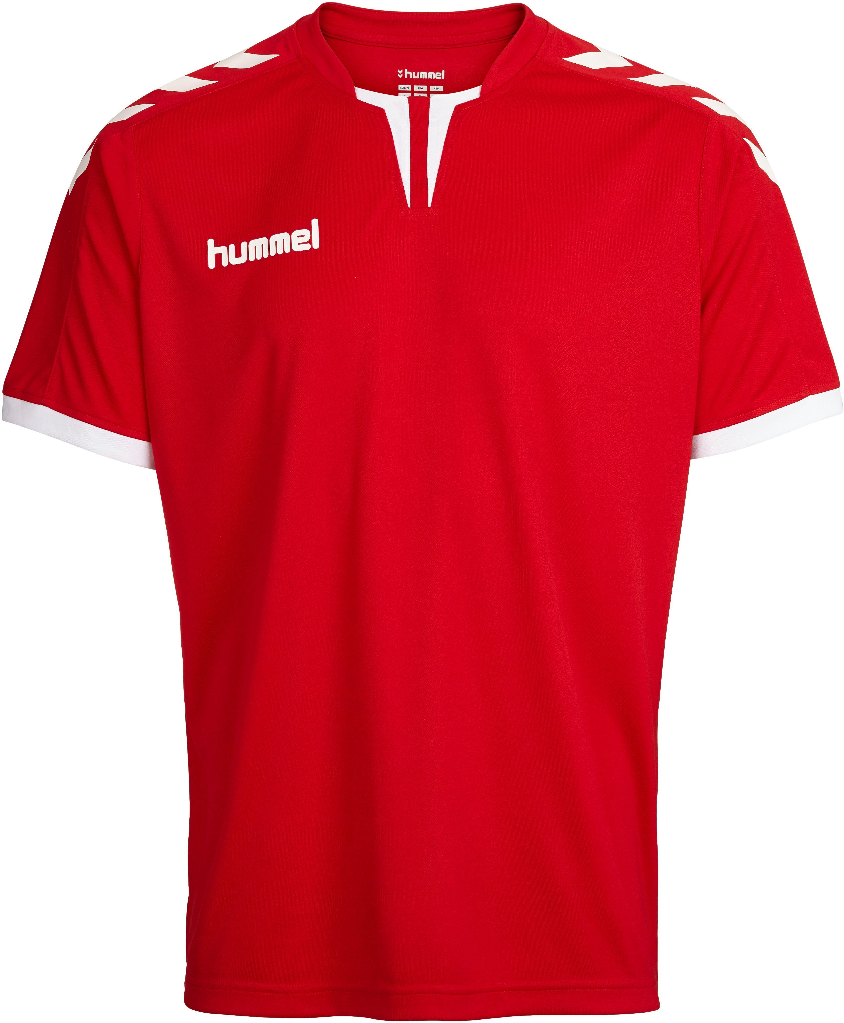 hummel Trainingsshirt »CORE SHORTSLEEVE POLY JERSEY«, rot