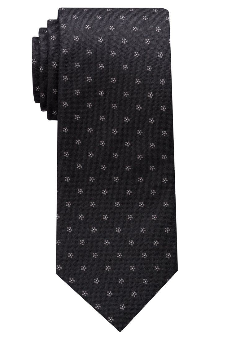 Eterna Krawatte »breit«, schwarz/grau
