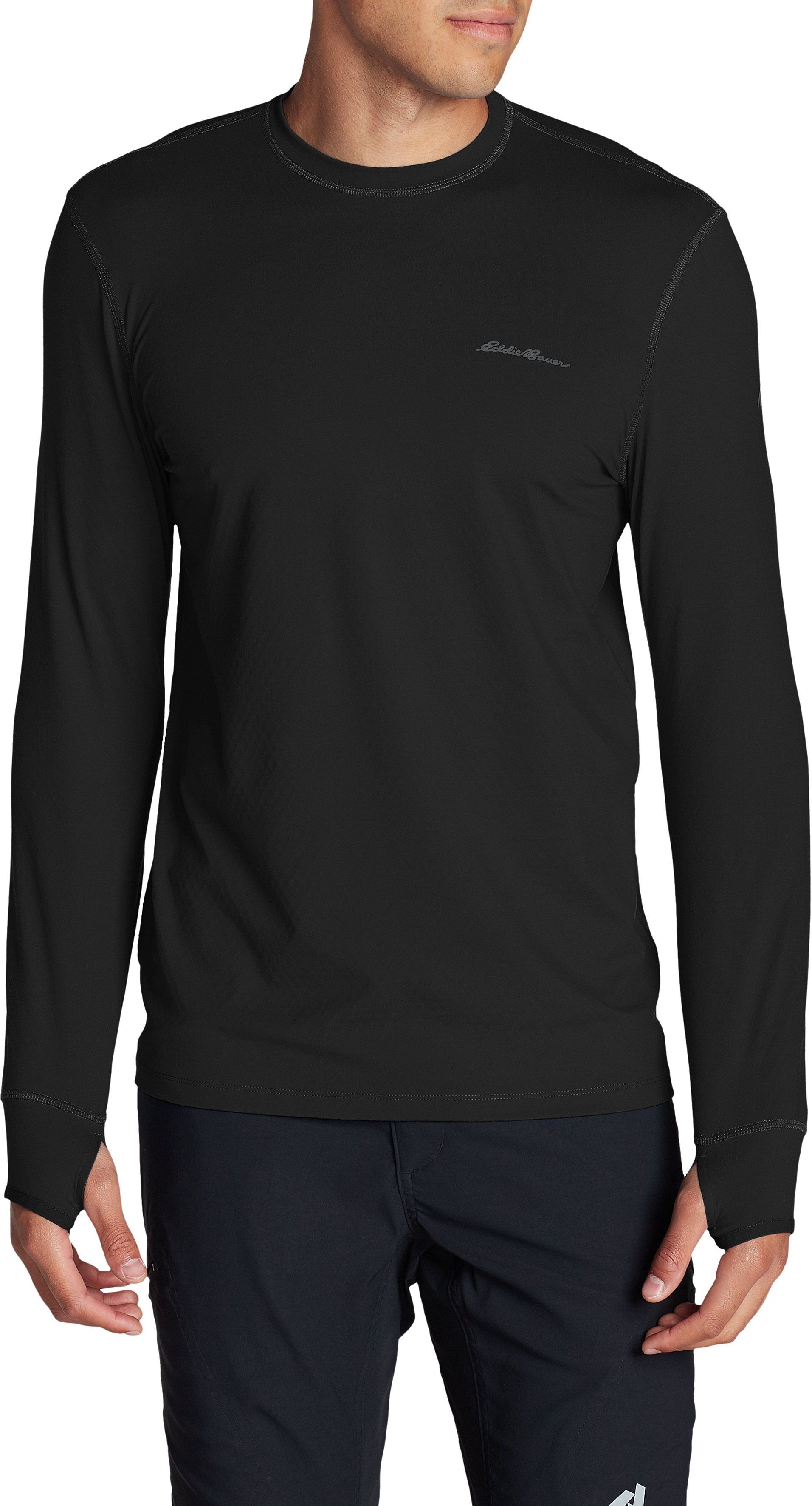 Eddie Bauer Funktionsshirt Resolution IR mit Rundhalsausschnitt, schwarz