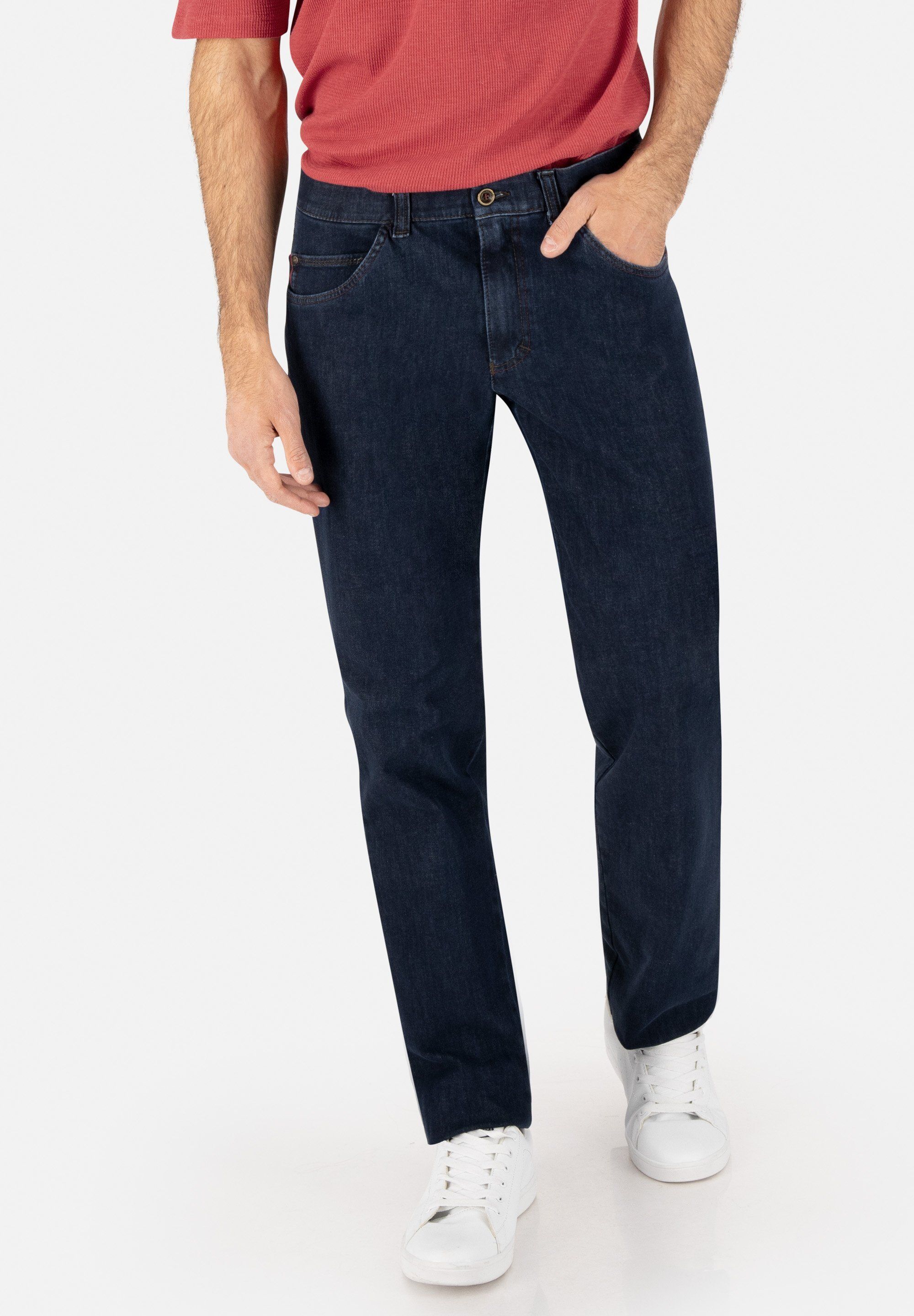 Club of Comfort Bequeme Jeans »MARVIN 7054« in superelastischem Bi-Stretch-Denim, dunkelblau