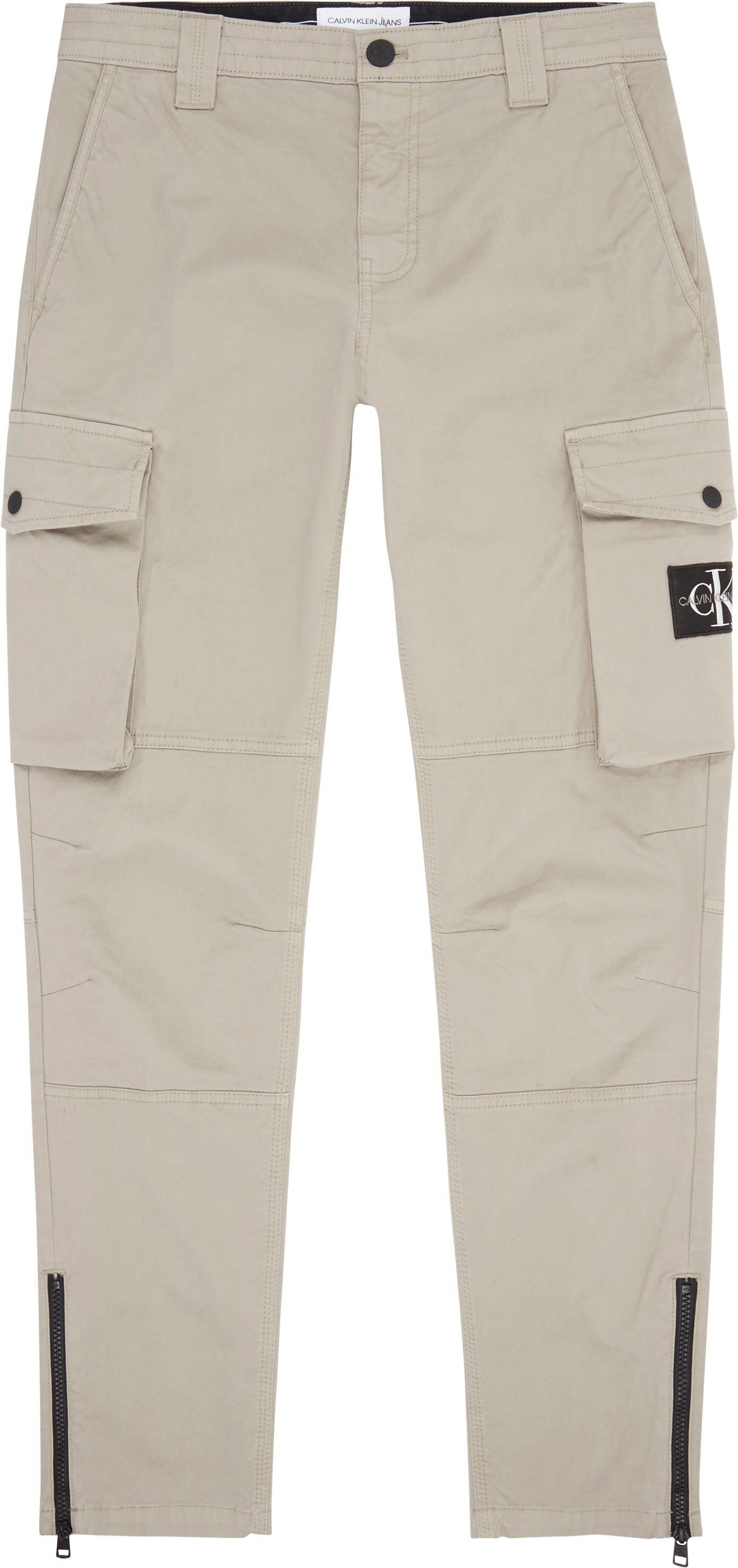 Calvin Klein Jeans Cargohose »SKINNY WASHED CARGO PANT«, Elephant Skin PBU