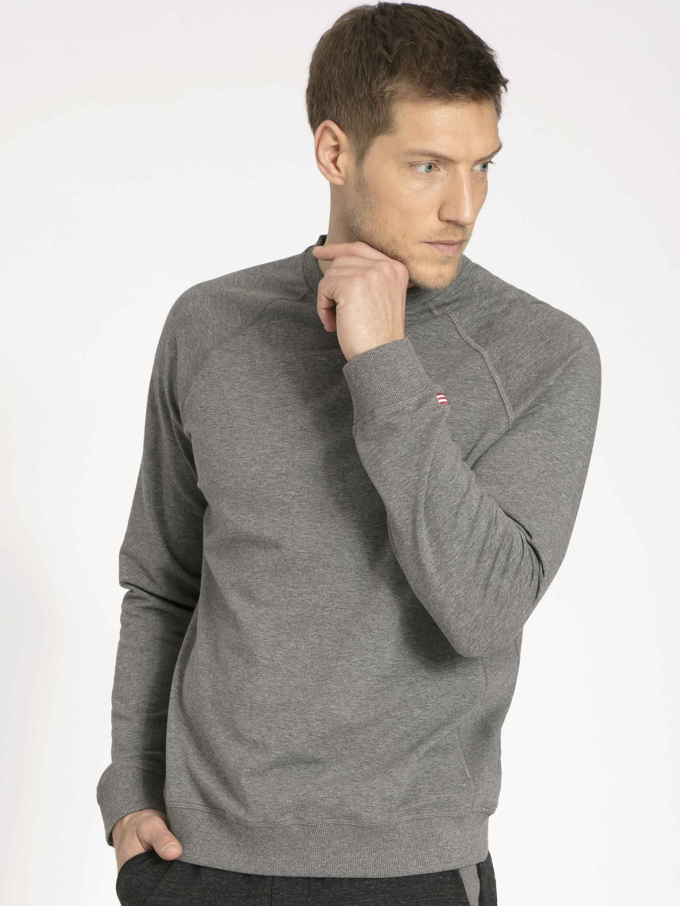 Jockey Rundhalspullover »Sweatshirt«, Dark Fog Melange