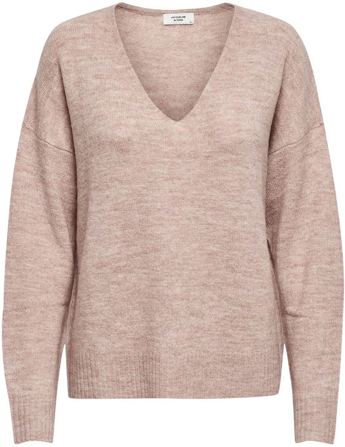 JACQUELINE de YONG Strickpullover »3376« JDY Damen Fein Strickpullover V-NECK KNITTED PULLOVER, Rosa