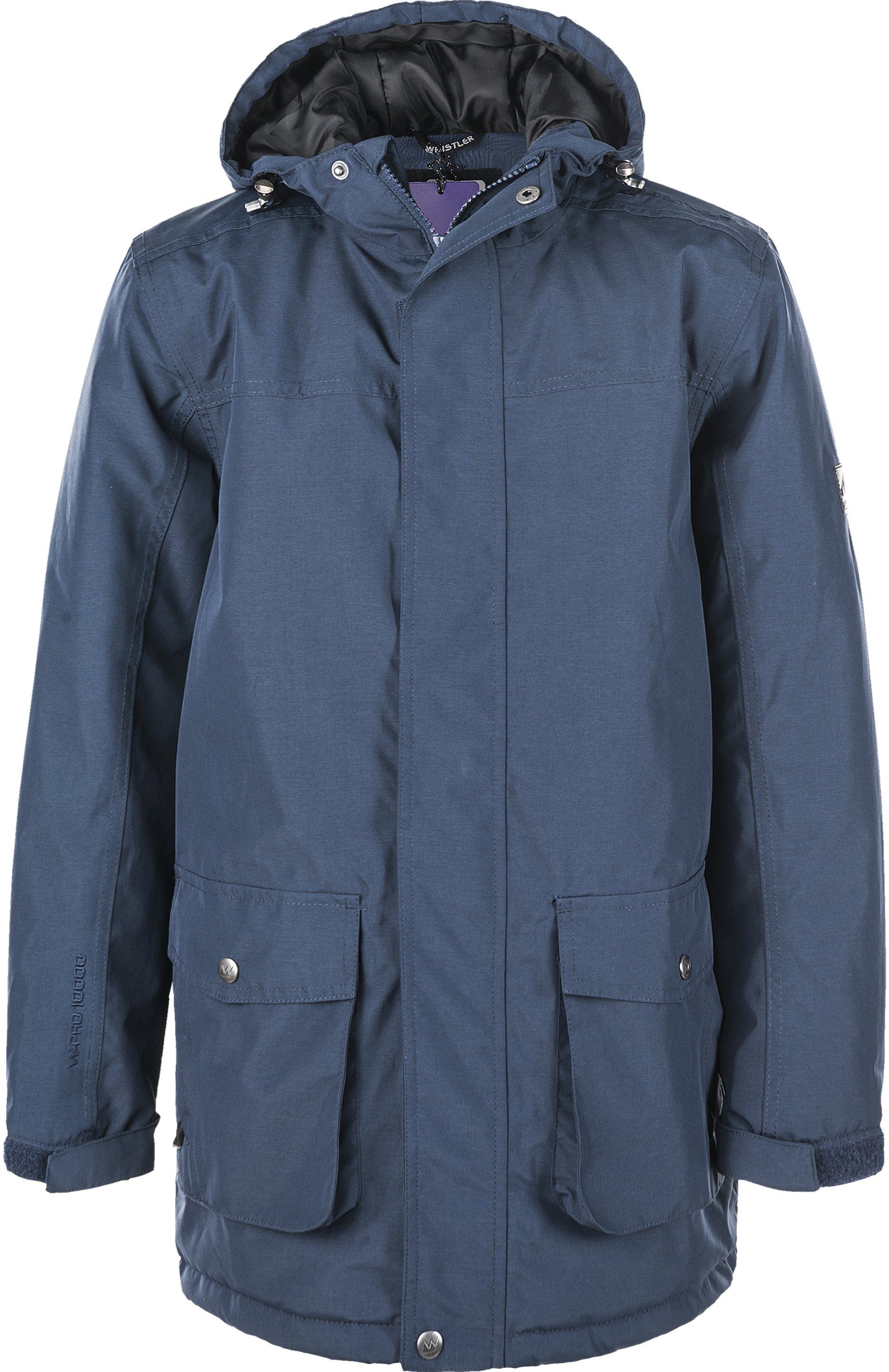 WHISTLER Parka »Buro W-PRO 10000« mit wind -und wasserdichten Materialien, blau