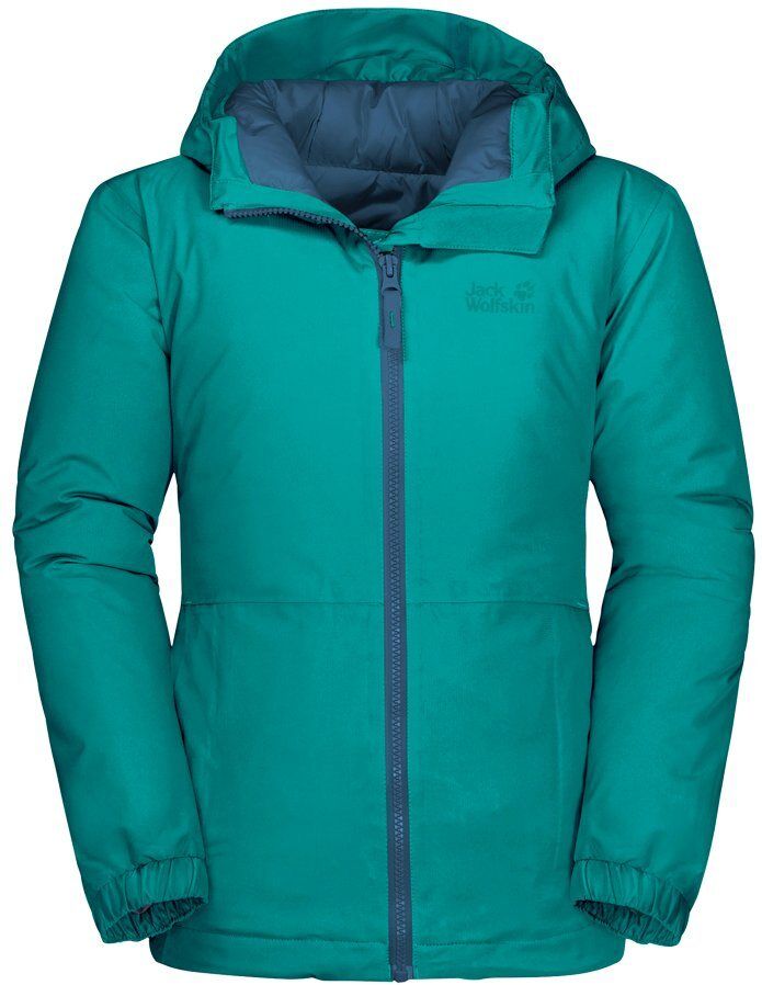 Jack Wolfskin Winterjacke »ARGON STORM JACKET KIDS«, türkis-stahlblau