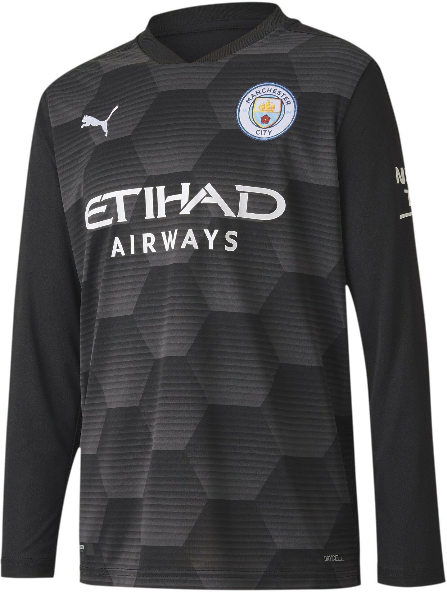 Puma Langarmshirt »Man City Replica Jugend Langarm-Torwarttrikot«, schwarz