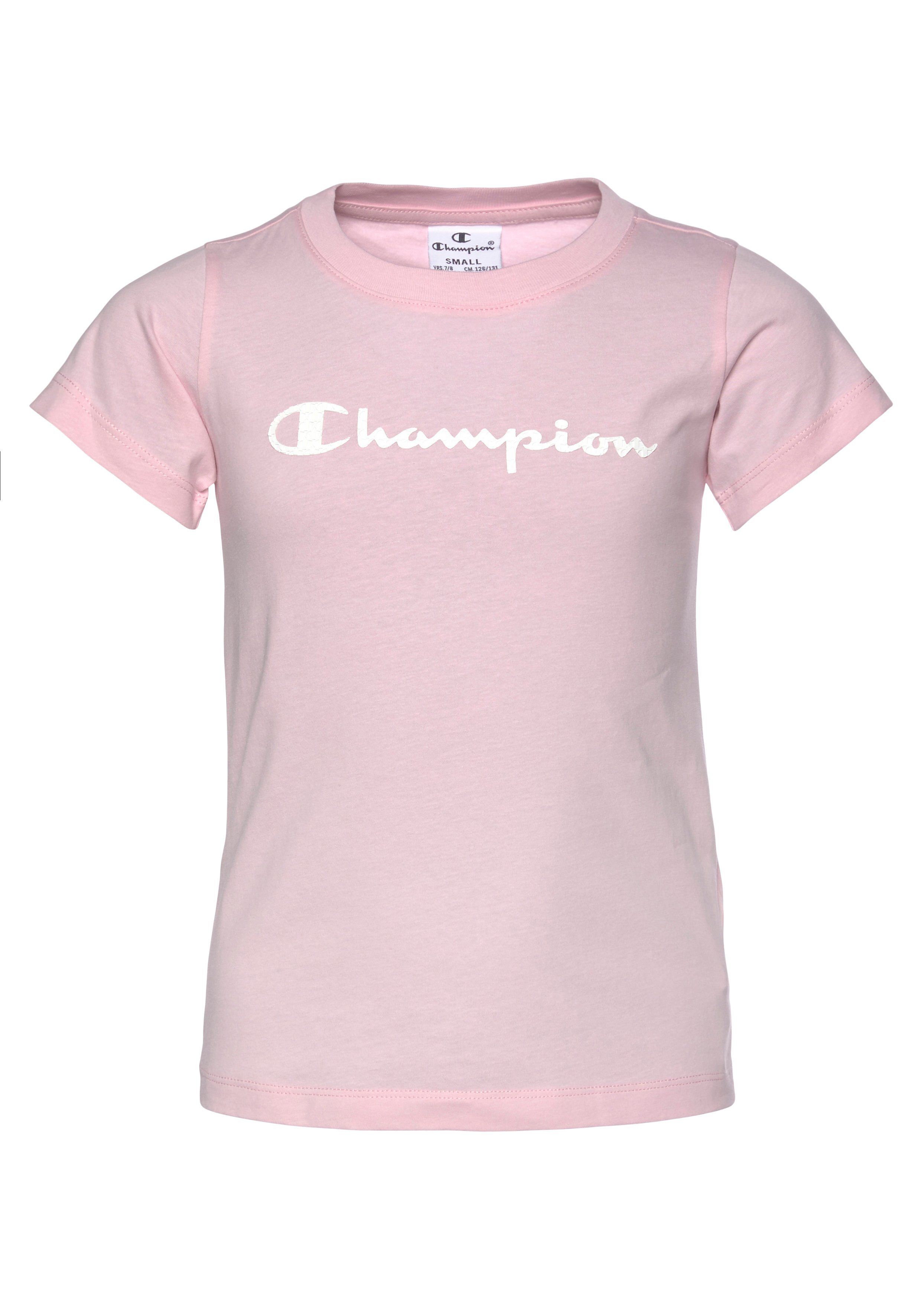 Champion T-Shirt »Crewneck T-Shirt«, rosa