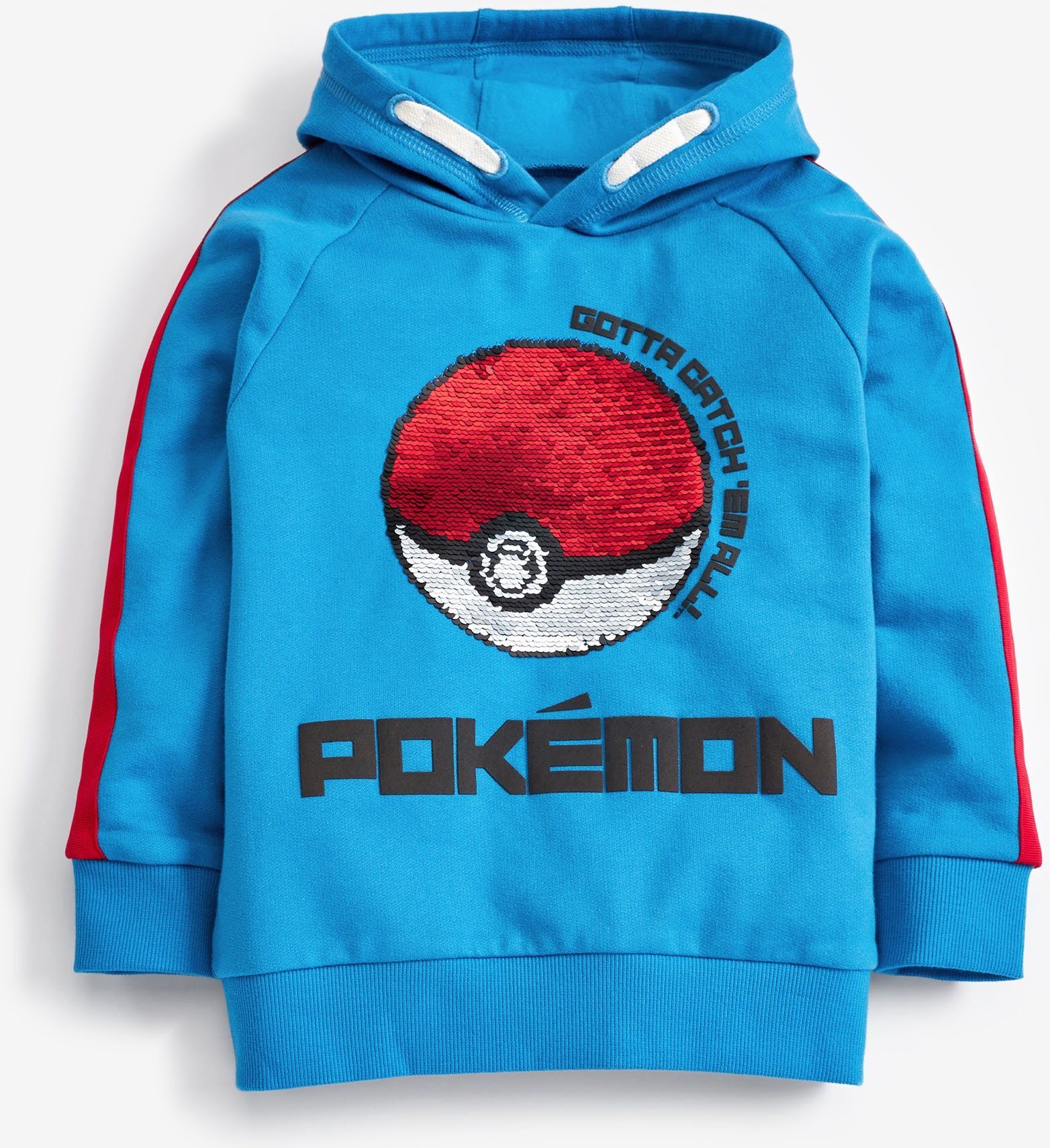 Next Kapuzenpullover »Pokémon™ Kapuzensweatshirt mit Wendepailletten«