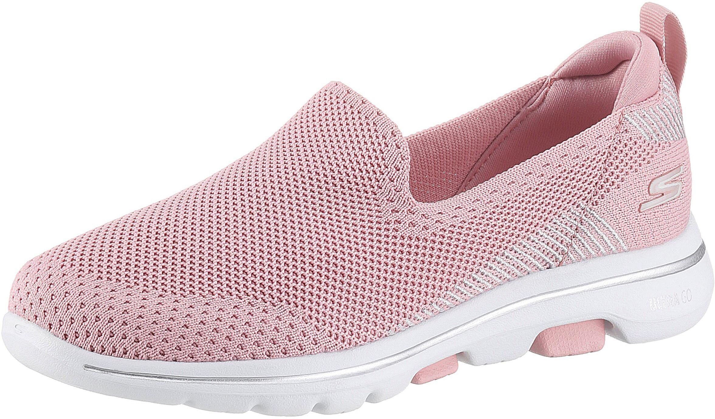 Skechers »Go Walk 5 - Prized« Slip-On Sneaker mit gepolstertem Fersenteil