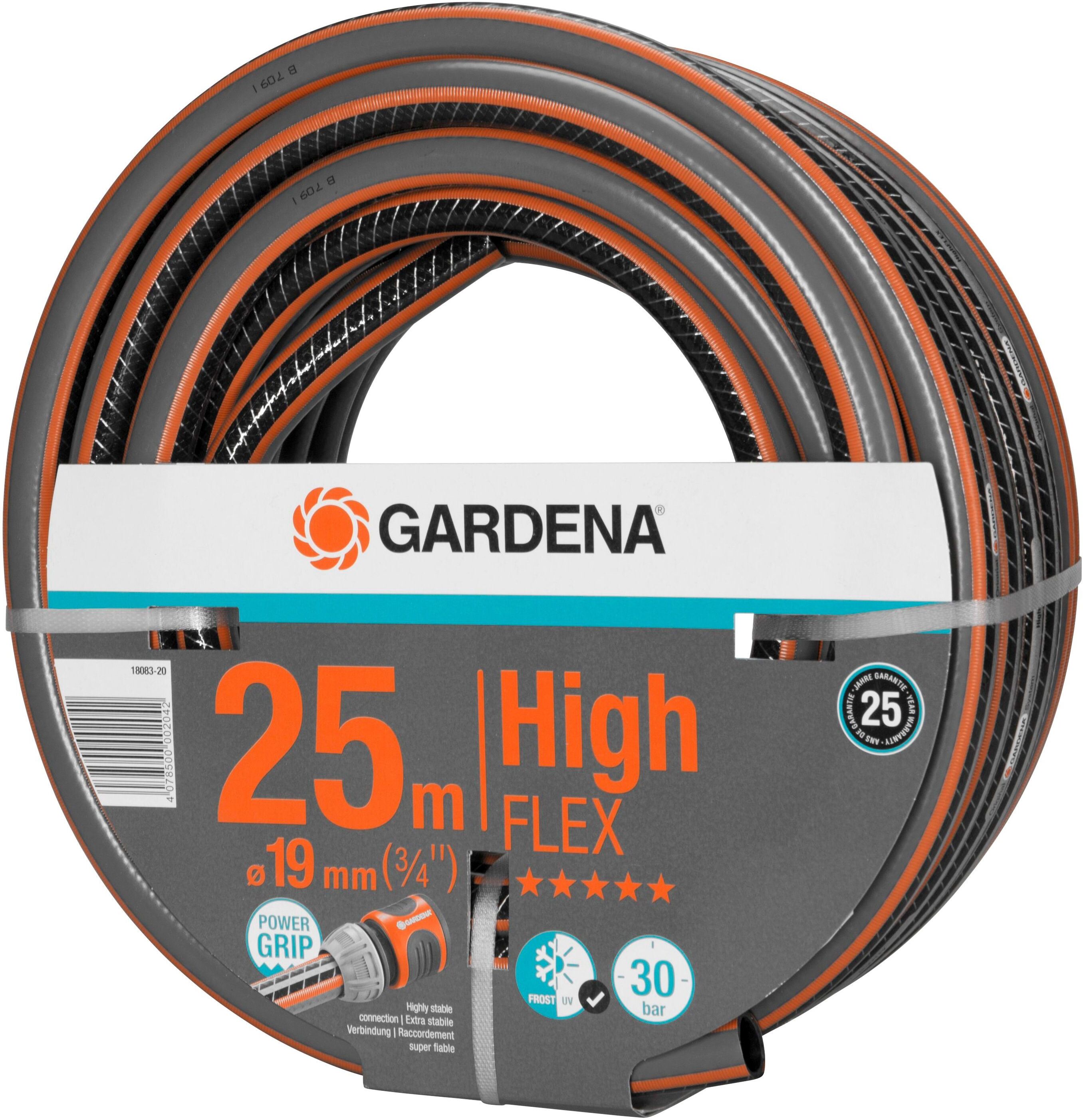 GARDENA Gartenschlauch »Comfort HighFLEX, 18083-20«, L: 25 m, 19 mm (3/4)