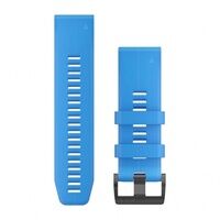 Garmin - Quickfit 26 Watch Band - Uhrenarmband - Descent MK1 - Cyan Blue Silicone