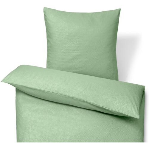 Tchibo - Seersucker-Bettwäsche - grün - grün