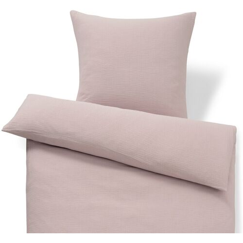 Tchibo - Musselin-Bettwäsche - rosé - rosé