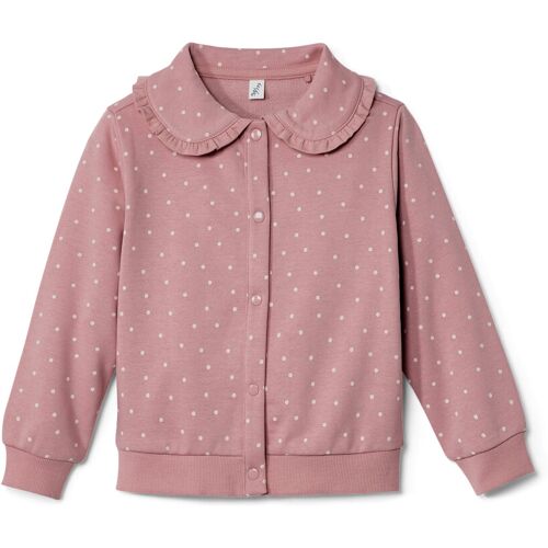 Tchibo - Kinder-Sweatjacke mit Volant - Mädchen - Gr. 98/104 - creme - creme