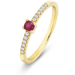 Tchibo - 585 Gold Ring - Gr. 17 - weiß - weiß Tchibo - 585 Gold Ring - Gr. 17 - weiß - weiß