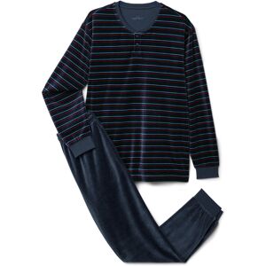 Tchibo - Nicki-Pyjama-Set - Herren - Gr. XL - dunkelblau/gestreift - dunkelblau Tchibo - Nicki-Pyjama-Set - Herren - Gr. XL - dunkelblau/gestreift - dunkelblau