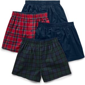 Tchibo - 4 Flanell-Boxershorts - Herren - Gr. Xl/7 - dunkelblau/kariert - dunkelblau Tchibo - 4 Flanell-Boxershorts - Herren - Gr. Xl/7 - dunkelblau/kariert - dunkelblau