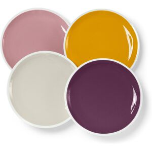 Tchibo - 4 Frühstücksteller - dunkellila - dunkellila Tchibo - 4 Frühstücksteller - dunkellila - dunkellila