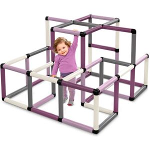 Quadro-Home-KLETTERPYRAMIDE, berry - Berry - unisex