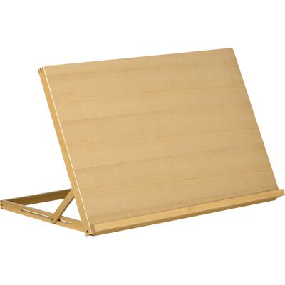 Vinsetto Tischstaffelei Klappbar 75,8 x 51 cm Verstellbar Sitzstaffelei aus Buchenholz als Zeichenbrett & Präsentationsständer Aosom Vinsetto Tischstaffelei Klappbar 75,8 x 51 cm Verstellbar Sitzstaffelei aus Buchenholz als Zeichenbrett & Präsentationsständer Aosom