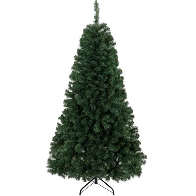 HOMCOM Weihnachtsbaum 180 cm künstlich mit 888 flammschutzbehandelten Zweigen, dichter realistischer Weihnachtsbaum mit klappbarem Metallständer, Norwegische-Fichten-Design, für Zuhause und Innen, Grün Aosom HOMCOM Weihnachtsbaum 180 cm künstlich mit 888 flammschutzbehandelten Zweigen, dichter realistischer Weihnachtsbaum mit klappbarem Metallständer, Norwegische-Fichten-Design, für Zuhause und Innen, Grün Aosom