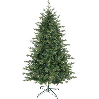HOMCOM Weihnachtsbaum künstlich 180 cm Christbaum mit dichten Zweigen Fichtenform mit klappbarem Metallständer Weihnachtsdeko Grün Aosom HOMCOM Weihnachtsbaum künstlich 180 cm Christbaum mit dichten Zweigen Fichtenform mit klappbarem Metallständer Weihnachtsdeko Grün Aosom