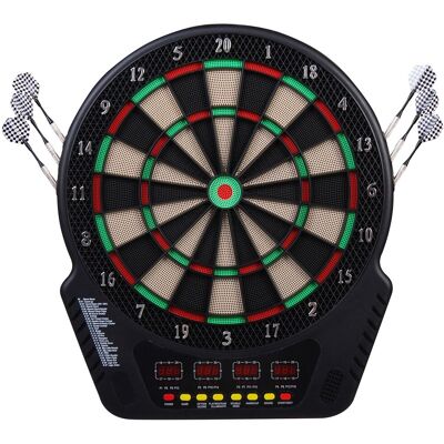 HOMCOM Elektronisches Dartspiel - 27 Spiele, 243 Punkte, für 16 Spieler HOMCOM Elektronisches Dartspiel - 27 Spiele, 243 Punkte, für 16 Spieler