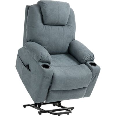 HOMCOM Massagesessel Aufstehhilfe, elektrisch, mit 8 Massagepunkten, Liegefunktion, Heizfunktion, Schaumstoff, 90x101x107cm, Dunkelgrau Aosom HOMCOM Massagesessel Aufstehhilfe, elektrisch, mit 8 Massagepunkten, Liegefunktion, Heizfunktion, Schaumstoff, 90x101x107cm, Dunkelgrau Aosom