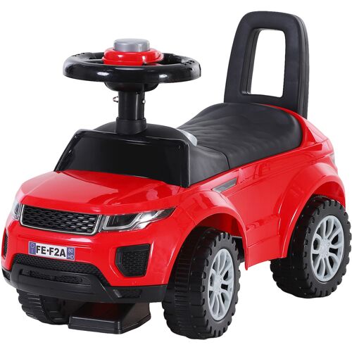 HOMCOM Kinderfahrzeug Lauflernhilfe mit Hupe Stauraum Rutschauto PP Rot 62 x 28 x 41,5 cm Aosom