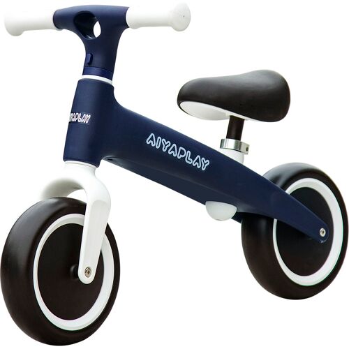 AIYAPLAY Laufrad für Kinder, Baby Laufrad, verstellbarer Sitz, 2 Räder, ohne Pedale, Spielzeug für Kinder 18-36 Monate, bis zu 25 kg für Jungen und Mädchen, blau Aosom