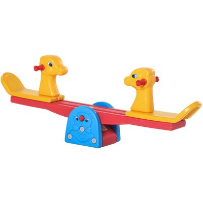 HOMCOM Kinder Gartenwippe Wippe mit Hirschform Kinderwippe Karussellwippe für 1-4 Jahre Kinder Kunststoff mehrfarbig 150 x 32 x 60 cm Aosom HOMCOM Kinder Gartenwippe Wippe mit Hirschform Kinderwippe Karussellwippe für 1-4 Jahre Kinder Kunststoff mehrfarbig 150 x 32 x 60 cm Aosom