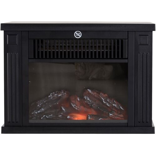 HOMCOM Elektrokamin elektrischer Wandkamin Kaminofen Modell 5, realistisches Flammenspiel, moderne Optik für Wohnzimmer Aosom.de