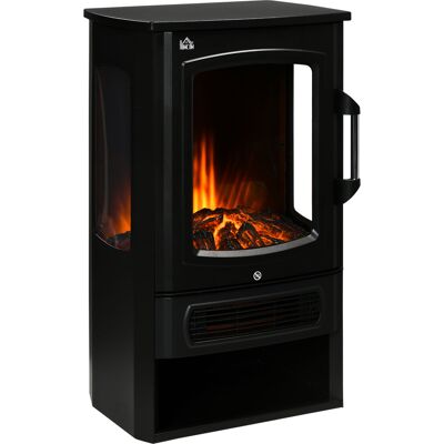 HOMCOM LED Elektrokamin Standkamin Kaminofen mit Flammeneffekt 1000/2000W Innenraumheizung Dekokamin 2 Heizstufen 44,5x32x74cm für gemütliche Atmosphäre Aosom.de HOMCOM LED Elektrokamin Standkamin Kaminofen mit Flammeneffekt 1000/2000W Innenraumheizung Dekokamin 2 Heizstufen 44,5x32x74cm für gemütliche Atmosphäre Aosom.de