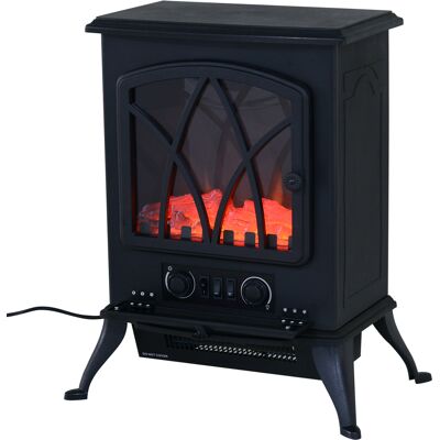 HOMCOM Elektrokamin - Modell6 - Realistischer Flammeneffekt - Einstellbare Helligkeit - 2 Heizstufen HOMCOM Elektrokamin - Modell6 - Realistischer Flammeneffekt - Einstellbare Helligkeit - 2 Heizstufen
