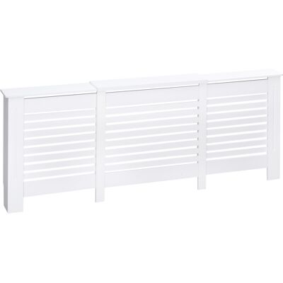 HOMCOM Heizkörper kaufen Heizkörperverkleidung Heizkörperabdeckung Radiator Abdeckung Einstellbar MDF Weiß 140-202 x 19 x 82,5 cm Aosom HOMCOM Heizkörper kaufen Heizkörperverkleidung Heizkörperabdeckung Radiator Abdeckung Einstellbar MDF Weiß 140-202 x 19 x 82,5 cm Aosom