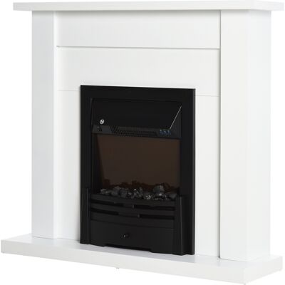 HOMCOM Elektrokamin Standkamin mit Heizung, LED 3D-Flammeneffekt, Adaptive Startfunktion, 2000W Elektrischer Kamin mit 2 Leistungsstufen, Fernbedienung, Timer, Überhitzungsschutz, Thermostat Weiß Aosom HOMCOM Elektrokamin Standkamin mit Heizung, LED 3D-Flammeneffekt, Adaptive Startfunktion, 2000W Elektrischer Kamin mit 2 Leistungsstufen, Fernbedienung, Timer, Überhitzungsschutz, Thermostat Weiß Aosom