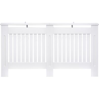 HOMCOM Heizkörperverkleidung Heizkörperabdeckung 152x19x81 cm, stilvolle Heizungsverkleidung für Radiatoren, dekorativ & funktional Aosom.de HOMCOM Heizkörperverkleidung Heizkörperabdeckung 152x19x81 cm, stilvolle Heizungsverkleidung für Radiatoren, dekorativ & funktional Aosom.de