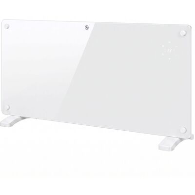 HOMCOM Niedrigenergie-Elektroheizer, 2000W Wand- und Stand-Konvektor, WLAN-kompatibel mit Alexa und Google Home, Thermostat, 24h-/Wochen-Timer, LED-Display, Fernbedienung, Weiß Aosom HOMCOM Niedrigenergie-Elektroheizer, 2000W Wand- und Stand-Konvektor, WLAN-kompatibel mit Alexa und Google Home, Thermostat, 24h-/Wochen-Timer, LED-Display, Fernbedienung, Weiß Aosom