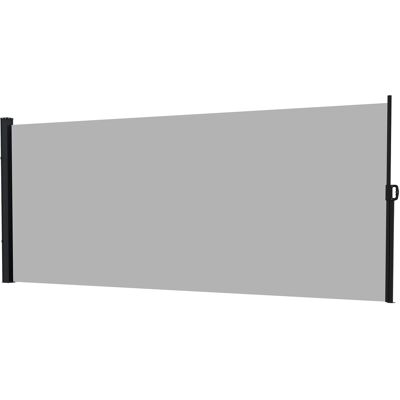 Outsunny Seitenmarkise ausziehbarer Sichtschutz Paravent Garten 4L x 1,80H m Alu. Polyester UV-beständig Hochdicht 180 g/m² Hellgrau Aosom Outsunny Seitenmarkise ausziehbarer Sichtschutz Paravent Garten 4L x 1,80H m Alu. Polyester UV-beständig Hochdicht 180 g/m² Hellgrau Aosom