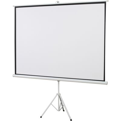 HOMCOM Beamer Leinwand mit Stativ 100 Zoll 4:3 Tragbar Projektor Leinwand Faltbare Stativ-Leinwand für Heimkino, Camping Aosom HOMCOM Beamer Leinwand mit Stativ 100 Zoll 4:3 Tragbar Projektor Leinwand Faltbare Stativ-Leinwand für Heimkino, Camping Aosom