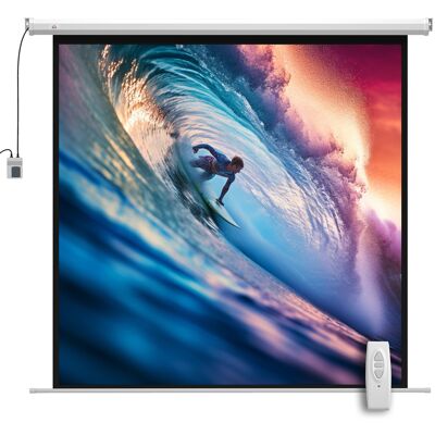 HOMCOM Beamer Leinwand 189,5 x 189,5 cm 92 Zoll 1:1 HD 4K Rollo-Leinwand Projektionsleinwand für Heimkino Büro-Präsentationen Aosom HOMCOM Beamer Leinwand 189,5 x 189,5 cm 92 Zoll 1:1 HD 4K Rollo-Leinwand Projektionsleinwand für Heimkino Büro-Präsentationen Aosom