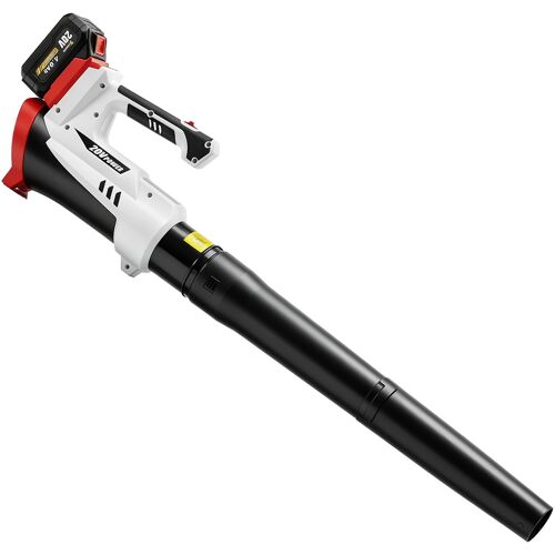 Outsunny Laubbläser Laubsauger Häcksler 250 W, mit Akku 4000mAh und Ladegerät 6 Stufen 149 km/h, für Laub Schnee Staub Schmutz Autoreinigung, Weiß Aosom