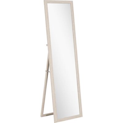 HOMCOM Ganzkörperspiegel 160 x 50 cm Rechteckig Standspiegel mit Steinoptik, Splitterfrei Wandspiegel zum Anlehnen, Stehen, Spiegel für Wohnzimmer, Schlafzimmer, Flur, Weiß Aosom HOMCOM Ganzkörperspiegel 160 x 50 cm Rechteckig Standspiegel mit Steinoptik, Splitterfrei Wandspiegel zum Anlehnen, Stehen, Spiegel für Wohnzimmer, Schlafzimmer, Flur, Weiß Aosom