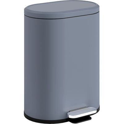 HOMCOM Mülleimer Küche 30 Liter Treteimer mit Soft-Close-Deckel, Pedal, herausnehmbarem Inneneimer Abfalleimer aus Metall, Grau, 36,5 X 31 x 61 cm Aosom HOMCOM Mülleimer Küche 30 Liter Treteimer mit Soft-Close-Deckel, Pedal, herausnehmbarem Inneneimer Abfalleimer aus Metall, Grau, 36,5 X 31 x 61 cm Aosom