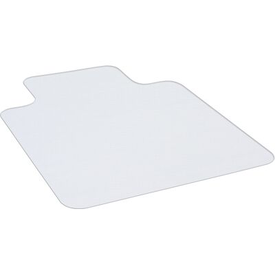 HOMCOM Bodenschutzmatte 90 x 120 cm Bürostuhl Unterlage in Transparent, Kratzfest Stuhlunterlage, Bodenmatte für Hartböden Aosom HOMCOM Bodenschutzmatte 90 x 120 cm Bürostuhl Unterlage in Transparent, Kratzfest Stuhlunterlage, Bodenmatte für Hartböden Aosom