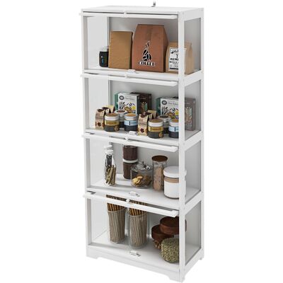 HOMCOM - Vitrine - 4-stufig - Display cabinet HOMCOM - Vitrine - 4-stufig - Display cabinet